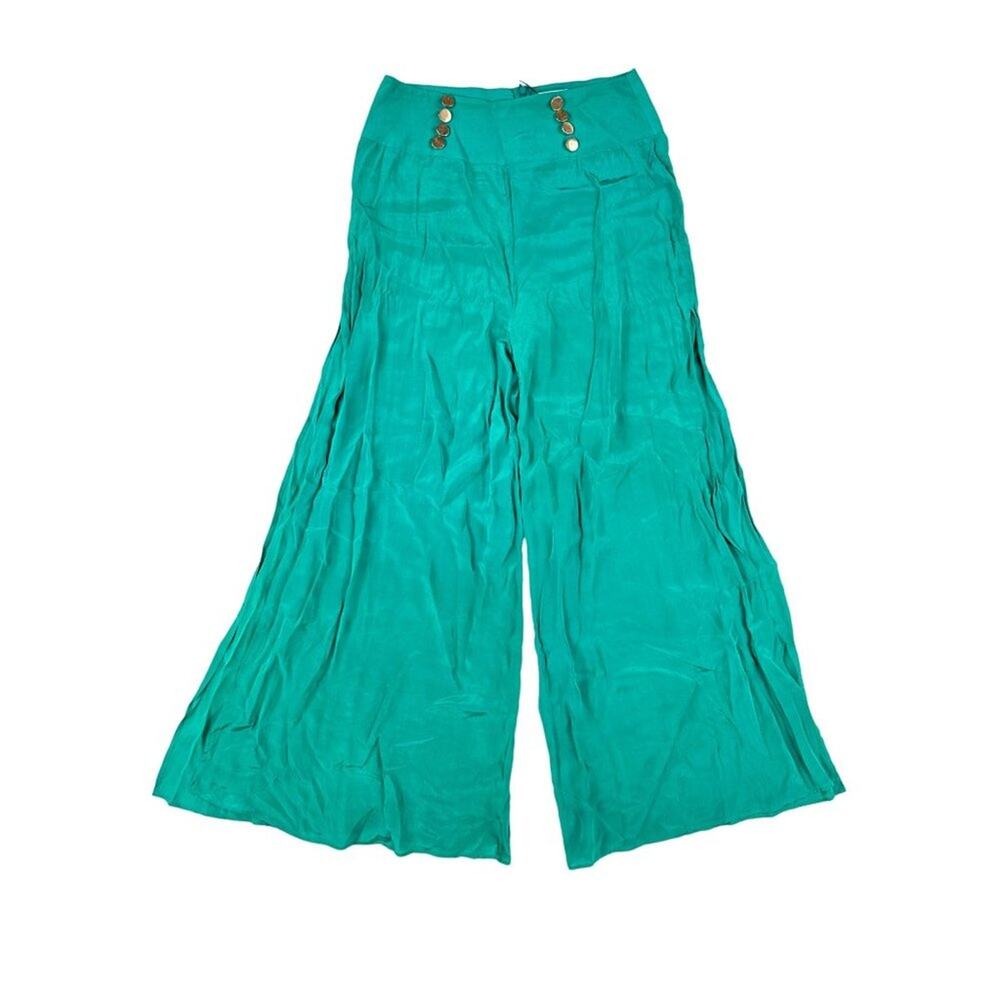 Alexandra Miro - Charlize Palazzo Pants in Emerald